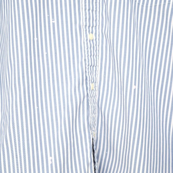 NAUTICA Vertical Stripe Collar Button Dress Shirt - Picture 6 of 7